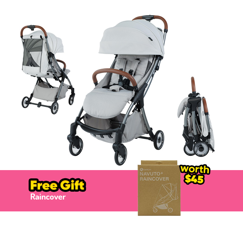 Beblum Navuto+ Auto Fold Stroller (23/24 Edition) + FREE GIFT